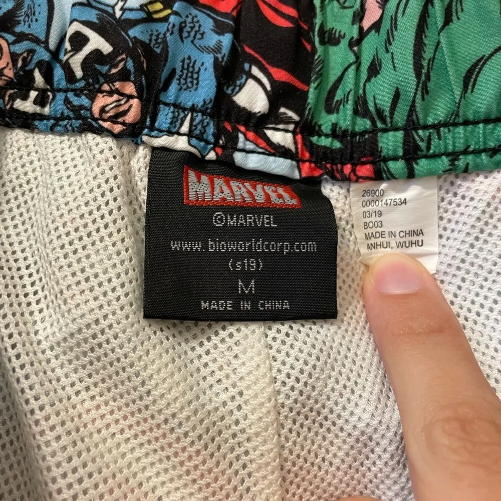 EUC Men’s Marvel Superhero Swim Trunks
